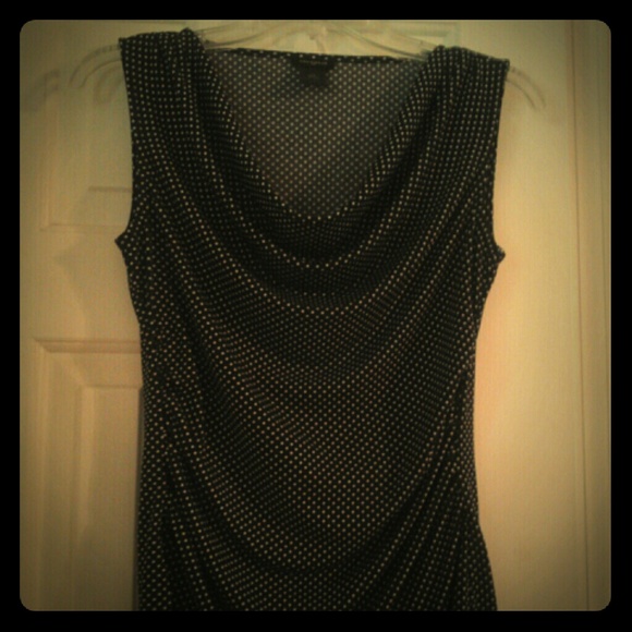 Polka dot sleeveless