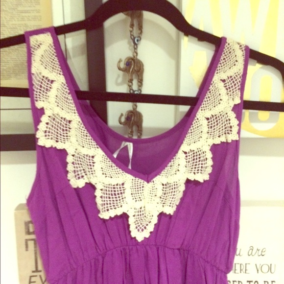 Purple sun dress
