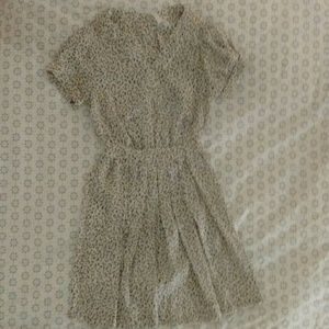 Urban Outfitters cream Reformed open back dress