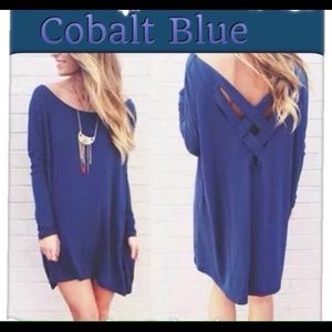 COBALT BLUE DRESS NWOT