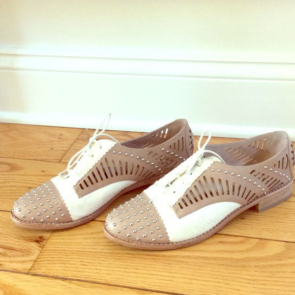 Sam Edelman Studded Lace Up Oxfords