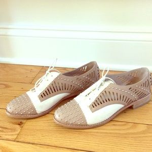 Sam Edelman Studded Lace Up Oxfords