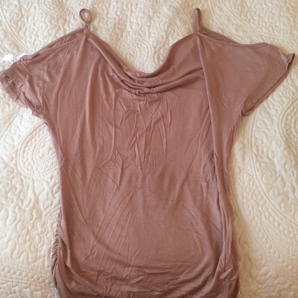 Charlotte Russe Pink/ Taupe Tank Top