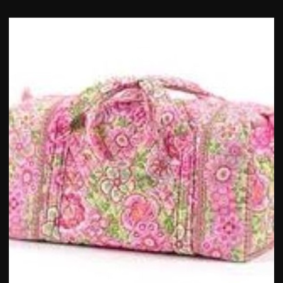Vera Bradley petal pink duffel bag large