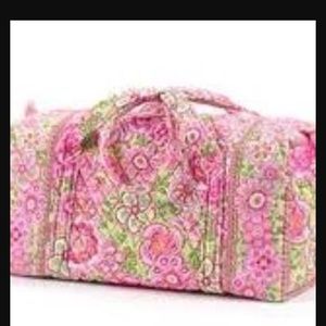 Vera Bradley petal pink duffel bag large