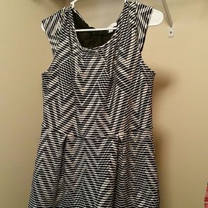 Black and white dress