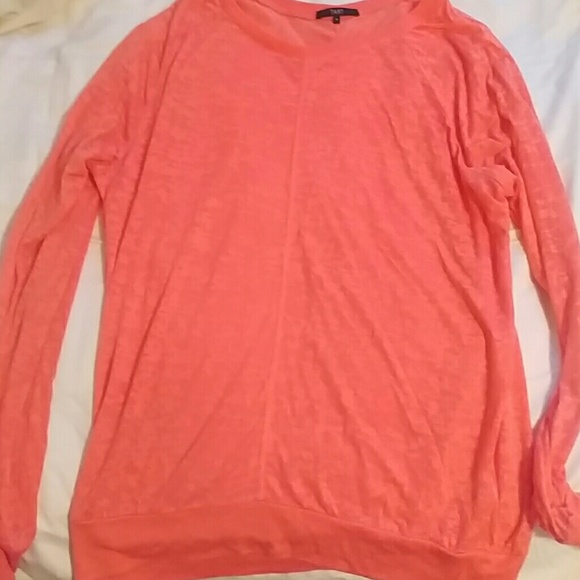 Coral blouse