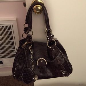 Nine West Brown Crocodile Bag