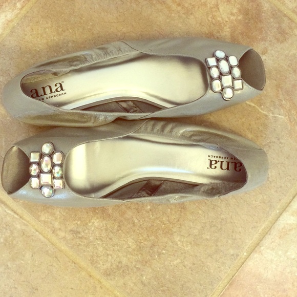 Silver shoe