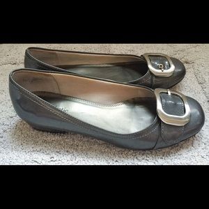 Offers welcome. Kelly & Katie work flats from DSW.