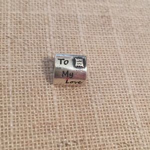 Pandora Retired Love Letter Charm 925