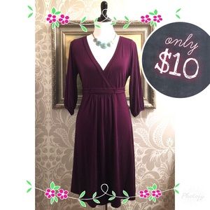 Old Navy eggplant purple dress sz.M