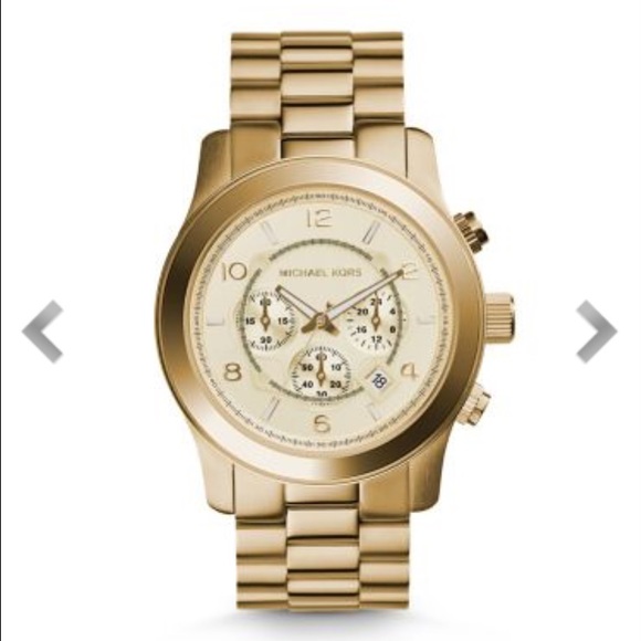 Michael Kors Accessories - NEW YEAR SALE! Oversized Gold Michael Kors Watch