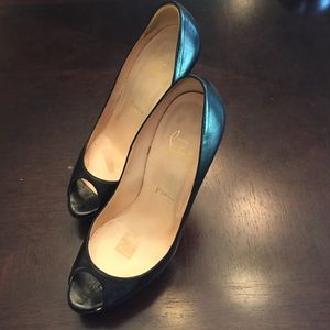 100% authentic Christian Louboutins. Worn once.