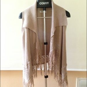Cute tan vest