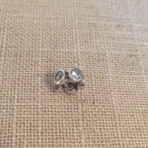 Pandora Clear Stone CZ Lights Spacer 925 Sterling