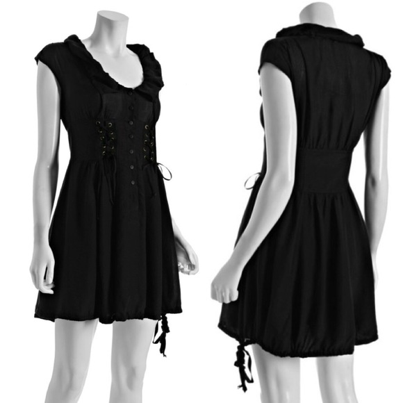 Nanette Lepore NWT "Spinner's Dress" - BLACK