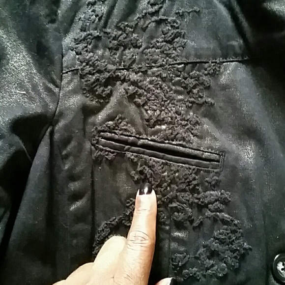 Metallic Jean Jacket - Picture 2 of 3