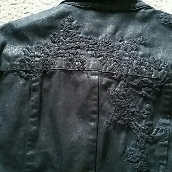 Metallic Jean Jacket - Picture 3 of 3