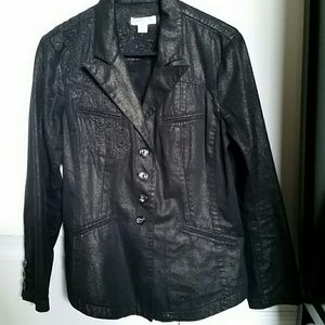 Metallic Jean Jacket