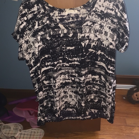 Black and white shirt from Nordstrom