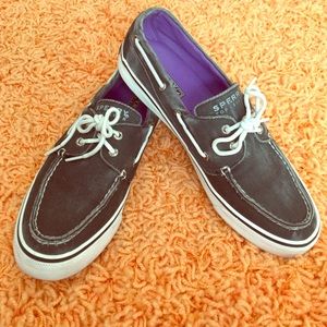 Sperry Top-Sider Black Boat Shoes