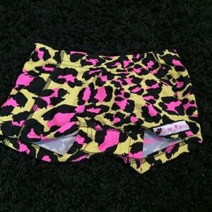 Crazy pants cheer spandex
