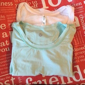 Lululemon bundle of TWO short sleeve tech tshirts