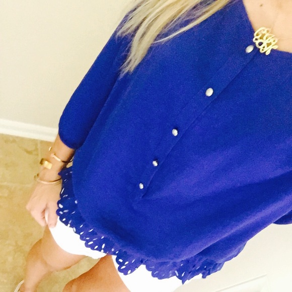 Royal (cobalt) blue top from New York and Company