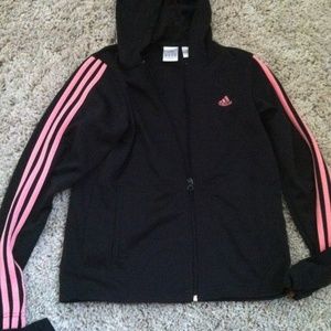 black pink adidas jacket