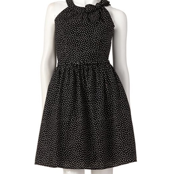 Else polka dot voile dress