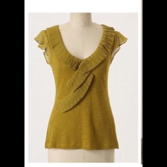 Anthropologie Tops - Anthropologie Deletta Trickle Down Top