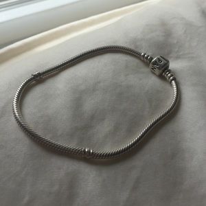 PANDORA Sterling Silver Barrel Clasp Bracelet