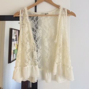 Lace vest
