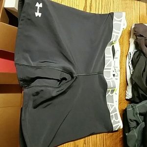 Under Armour spandex shorts. Almost new