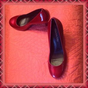 Patent Burgundy Pumps