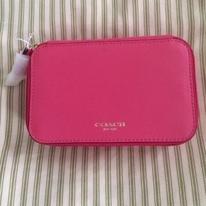 Coach jewelry box. Pink, brand new w tags.