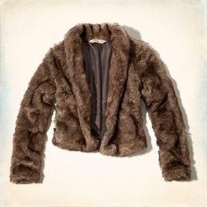 Hollister- Marina Park Faux Fur Jacket
