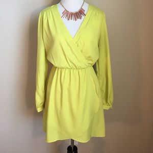 Neon Wrap Dress