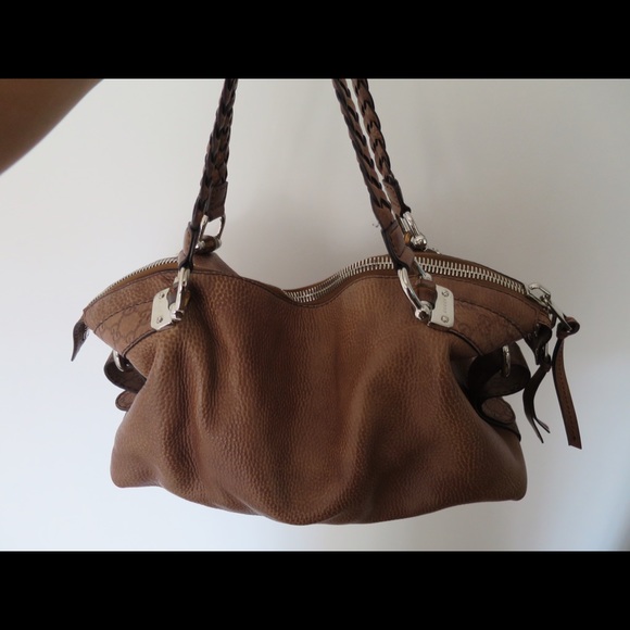 Gucci bamboo bar leather tote
