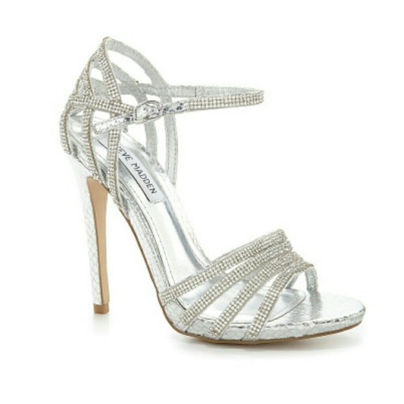 Steve Madden Cagged Rhinestone heels
