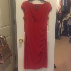 Sexy Ralph Lauren Red Dress - Size 12