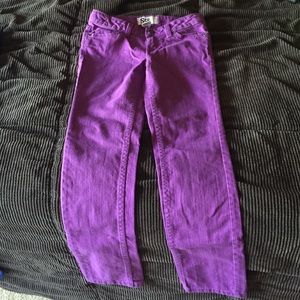 So purple jeans kids size 10