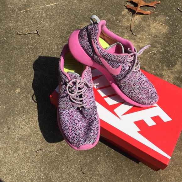 Pink Nike shoes
