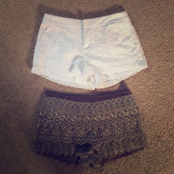 Lace shorts bundle