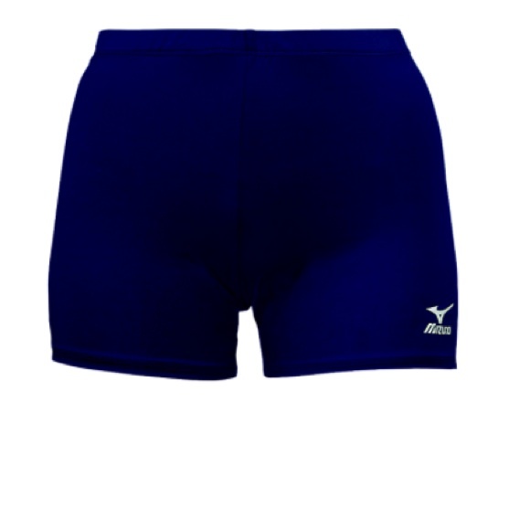 Navy Blue mizuno volleyball shorts