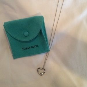 TIFFANY AND CO ELSA PERRETI OPEN HEART PENDANT