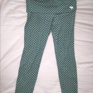 Abercrombie and Fitch Patterned Yoga Leggings