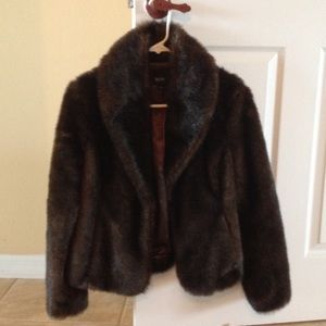 Faux fur jacket