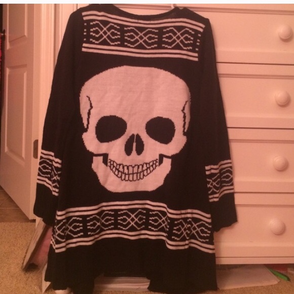Grunge Skull Cardigan